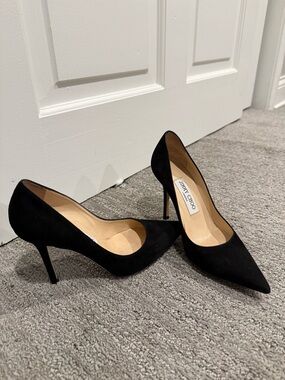 Jimmy Choo black suede pump size 35
